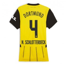 Borussia Dortmund Nico Schlotterbeck #4 Hemmakläder Dam 2024-25 Kortärmad